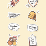 Graduation & Farewell - Sticker Sheet v5